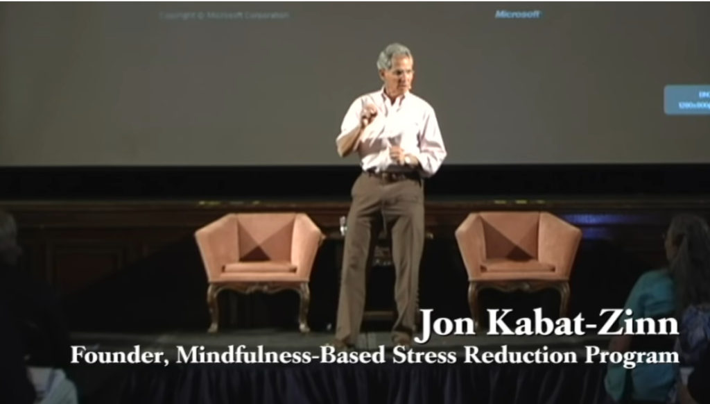 A mindful Center Video by Jon Kabot-Zinn